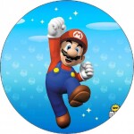 Jedlý papier Super Mario jásajúci 19,5 cm - Pictu Hap - Pictu Hap