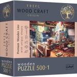 Trefl Wood Craft Origin - Puzzle - Poklady v podkroví