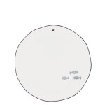 Bastion Collections Keramický tanier Iris Blue Fish Ø 19 cm