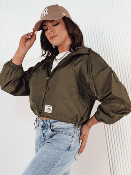 Dámska prechodná bunda s kapucňou ISCAR zelená FashionStreet TY4210 XL