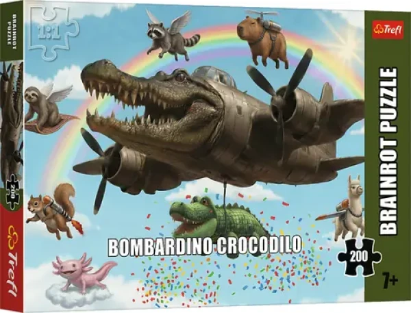 Trefl Puzzle BrainRots: Bombardino Crocodilo