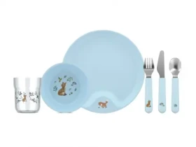 Little Dutch Detská jedálenská súprava 6-dielna Forest Friends (108041065408LD)