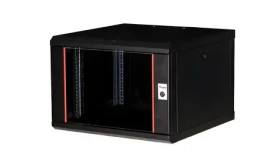 Equip Pro Mount čierna / Nástenný rozvádzač / 19" / 7U / 600x600 mm / pasívne chladenie / sklenené dvere (EPM-07-6060-B-CBAA)
