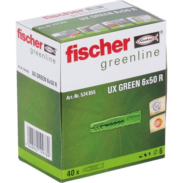 Fischer univerzálna hmoždinka 50 mm 6 mm 524855 40 ks; 524855