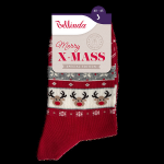 Vianočné ponožky pre celú rodinu XMASS SOCKS - BELLINDA - červené 37 - 41