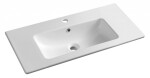 SAPHO - PRACTICO keramické umývadlo na nábytok 80x40cm, biela 44080