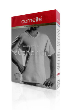 Pánske tričko 201 Authentic new black - CORNETTE černá M