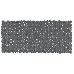 Spirella RIVERSTONE tmavo šedá / Protišmyková podložka do vane / PVC / 75 x 36 cm