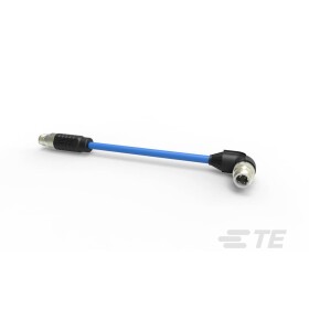 TE Connectivity upravený zástrčkový konektor pre senzory - aktory, 1-2322422-1, 1 ks; 1-2322422-1