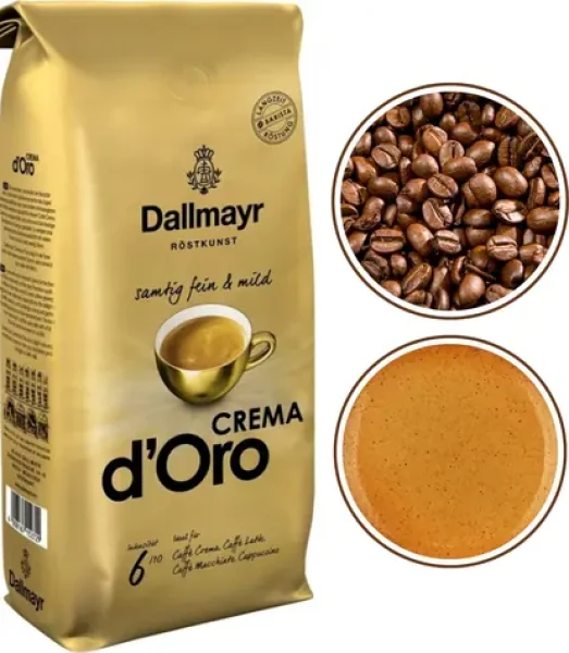 Dallmayr Crema d´Oro 1 kg / Zrnková káva / 100% Arabica (CREMAD'ORO1000G)