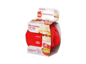 Sistema Microwave Easy eggs Dóza na varenie vajec 271 ml červená (9414202011176)