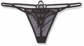 Tangá Luiza thong - Obsessive L/XL černá