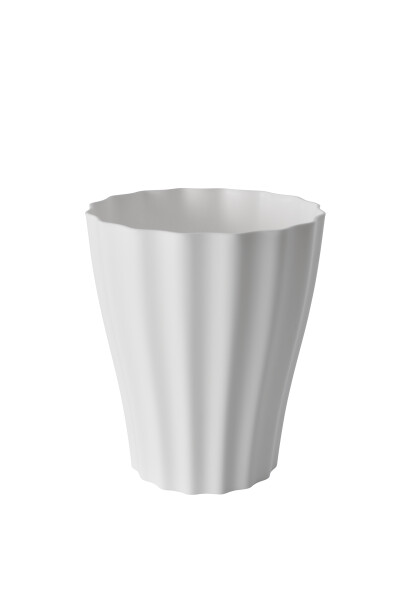 Plastia Obal na kvetináč Ola biela 13 cm
