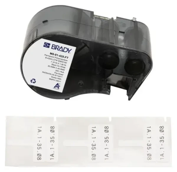BRADY Samolepiace etikety pre optické vlákna / Etikety / Pre tlačiarne M510, BMP51, BMP53, M511 (M5-01-425-FT)