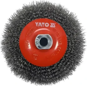 YATO Kefa drôtená bočná M14 x 125 mm Inox / Kefa drôtená bočná / M14 x 125 mm / Inox