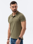 Ombre Polo tričká Olive