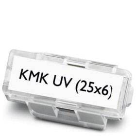 Phoenix Contact 1014106 KMK UV (25X6) držiak označenie Druh montáže: káblové spony priehľadná 100 ks; 1014106