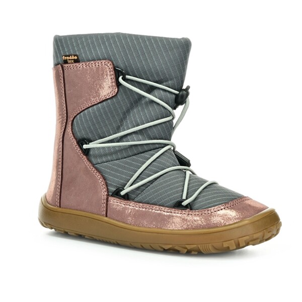 Froddo G3160251-11 Grey/Pink zimné barefoot topánky 25 EUR