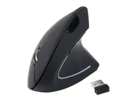 Equip Ergonomická bezdrôtová myš čierna / Myš / USB-A nano prijímač / 800-1600 DPI / 5 tlačidiel (245110)