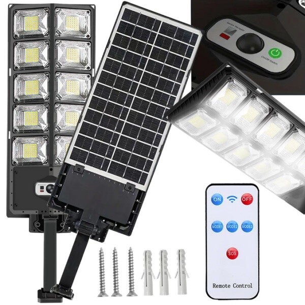 Verk Solárna pouličná LED lampa 420 diód