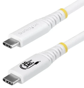 StarTech USB4 biela / Kábel USB-C / 2 m / 20 Gb/s / 4K120Hz / DP1.4 / 240 W (CC2M20GUSB4TPW)