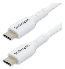 StarTech USB-C 60W biela / Nabíjací kábel / USB-C - USB-C / Power Delivery / 1 m (USB2CC1MNCWHE)