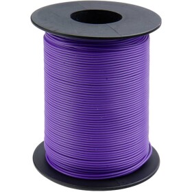 Donau Elektronik 125-S50-6 opletenie / lanko 1 x 0.25 mm² fialová 50 m; 125-S50-6
