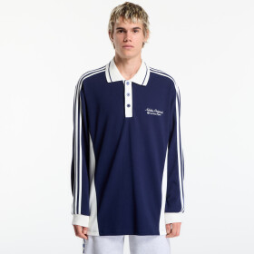 Tričko adidas Polo Ls M Night Indigo/ Off White S