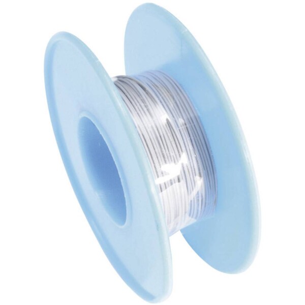 TRU COMPONENTS 1566864 navíjací drôt, Wire Wrap, 1 x 0.05 mm², sivá, 15 m; 1566864