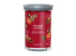 Yankee Candle Signature Red Apple Wreath Tumbler 567g - sviečka veľká 2 knôty / doba horenia: až 100h (5038581143590)