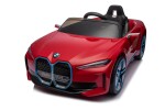 Mamido Mamido Elektrické autíčko BMW i4 červené 12V7Ah EVA kolesá ECO Koža