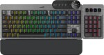 Mountain MOUNTAIN Everest Max Gaming Tastatur - MX Silent Red, ISO, DE-Layout, grau