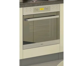 Kuchynská skrinka pre vstavanú rúru Karmen 60DG, 60 cm, šedá/krémová%