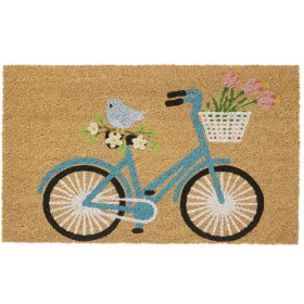 Ib Laursen Rohožka z kokosového vlákna Bicycle 45 × 75 cm