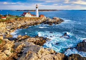 Castorland 53667 Východ slnka NAD Cape Elizabeth, USA