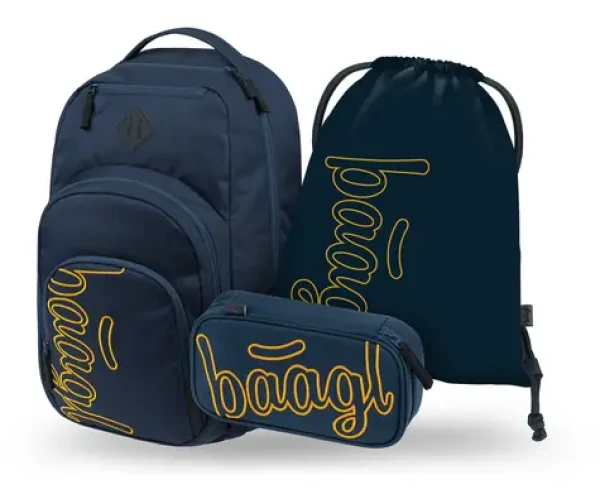 BAAGL SET 3 Coolmate Lux: batoh, penál, sáček (A-36119)