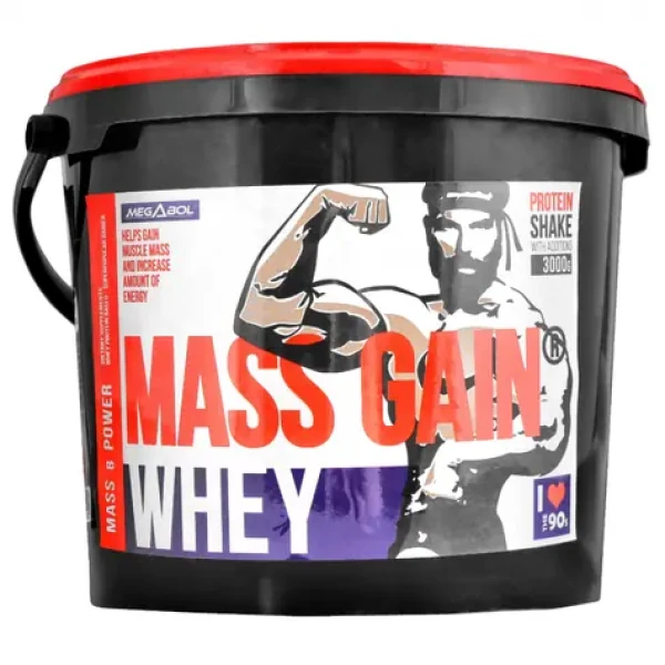Whey Mass Gain - Megabol (vanilka, 3000 g) (191-325-vanilka)