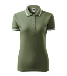 Mestské polo tričko khaki XS