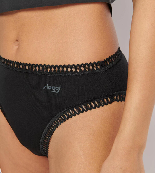 Dámske nohavičky GO Crush High leg C3P - BLUE - modré M008 - SLOGGI BLUE M
