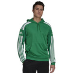 Pánska mikina GP6437 Zelená s bielou - Adidas S zeleno-bílá