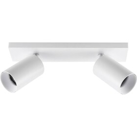 Deko Light 348247 Can Tilt eckig, 2x 7,5 W GU10, Weiß Stropné svítidlo GU10 7.5 W biela; 348247