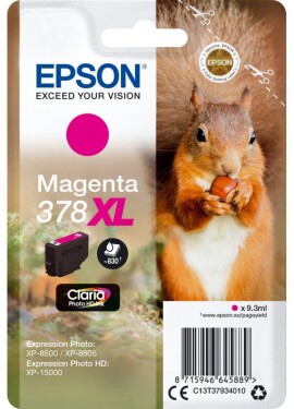 Epson originálny toner 378XL, magenta (C13T37934010)