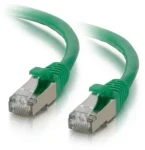 Mercodan CAT6A zelená / Patch kábel / S/FTP / 0,25 m / RJ-45 (371916002)