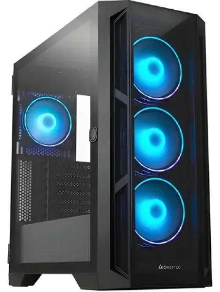 Chieftec GA-01B-TG-OP čierna / PC skriňa / E-ATX / tvrdené sklo / 4X 120mm ARGB / bez zdroja (GA-01B-TG-OP)