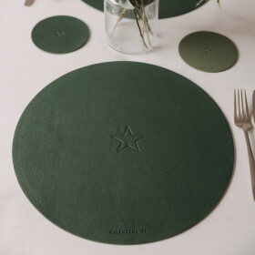 Eulenschnitt Oboustranné prostírání Star Green Ø 35 cm