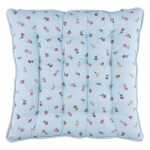 GREEN GATE Sedák na stoličku Portia White 40 x 40 cm