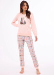 Cornette 671/375 Farba dlhá/r S-2XL dámske pyžamo Růžová XXL