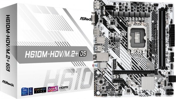 ASRock H610M-HDV/M.2+ D5