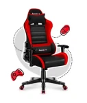 Huzaro Ranger 6.0 Mesh červená / Detská herná stolička / nastaviteľná / nosnosť až 130 kg / HR pena (HZ-RANGER 6.0 RED MESH)