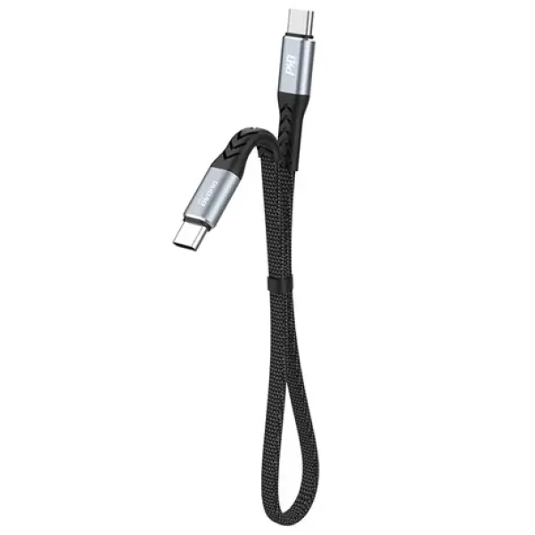 Dudao Dátový kábel L10C / USB-C / USB-C / 100W 5A / 0.23 m / čierna (90886)
